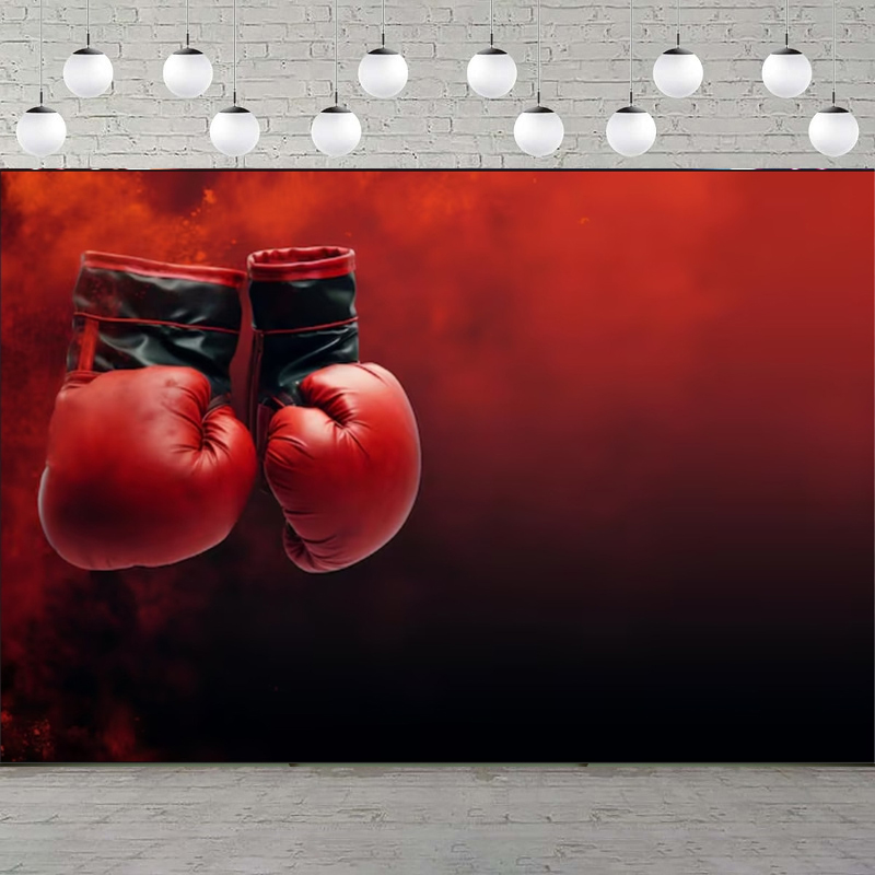 Photography Dark Cloth - Guantes de boxeo rojos, telón de