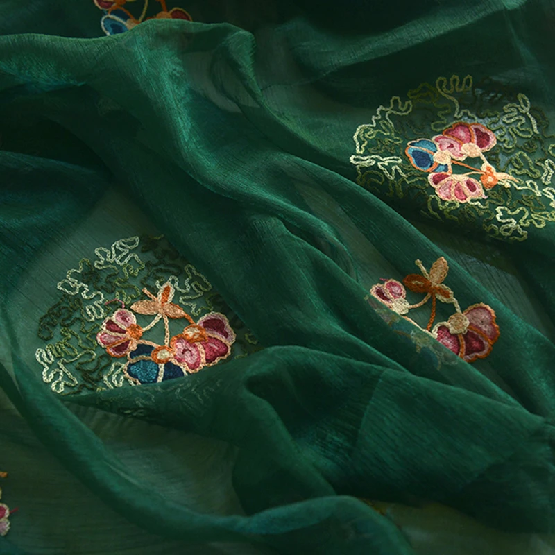 Photography Dark Cloth - Tela de Chifón Delgada Verde Oscuro