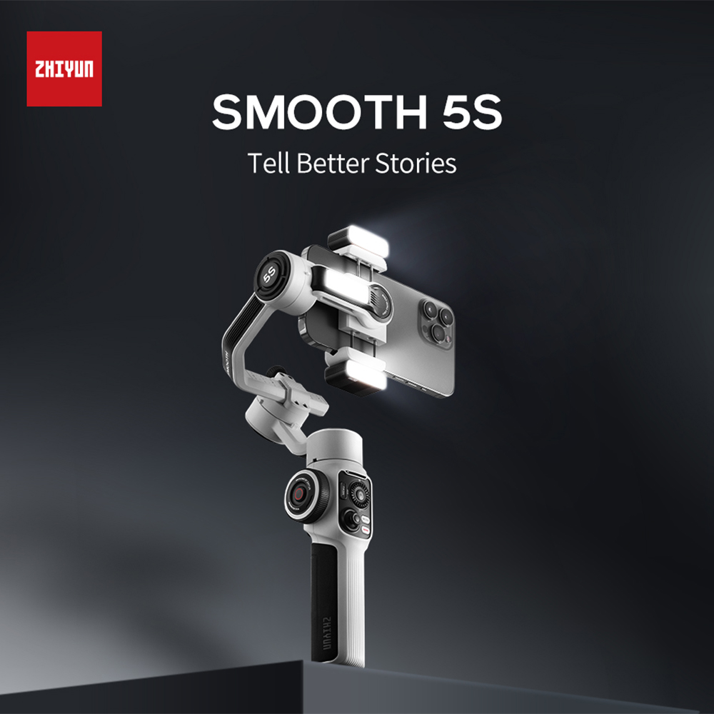 Zhiyun Smooth 5S Combo, Estabi - Handheld Stabilizer Gimbal reseña y precio