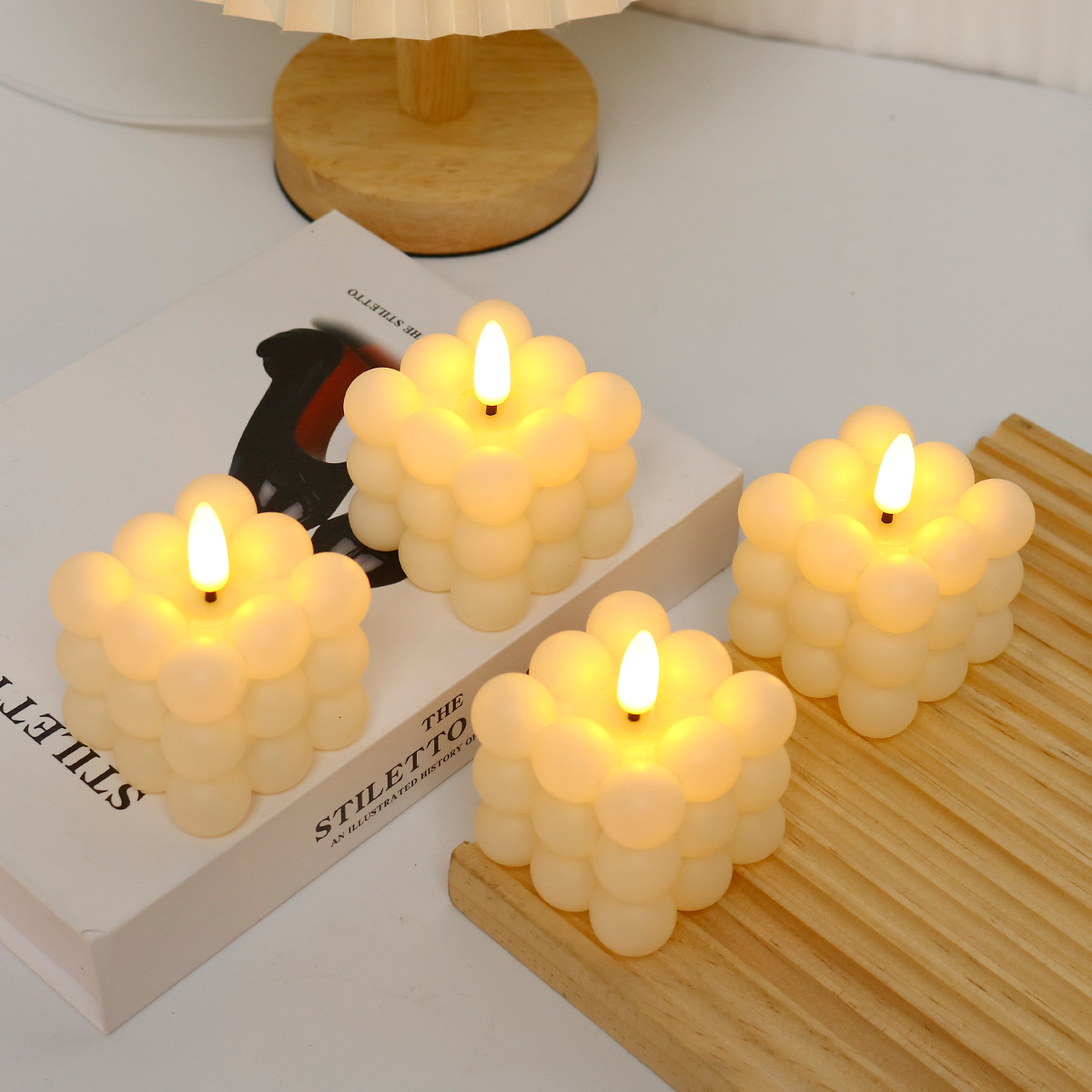 Vela LED en Forma de Cubo para - Photography Wedding reseña y precio