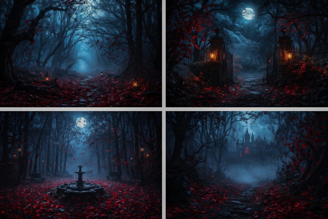 Fondo gótico misterioso con ho - Photography Dark Cloth reseña y precio