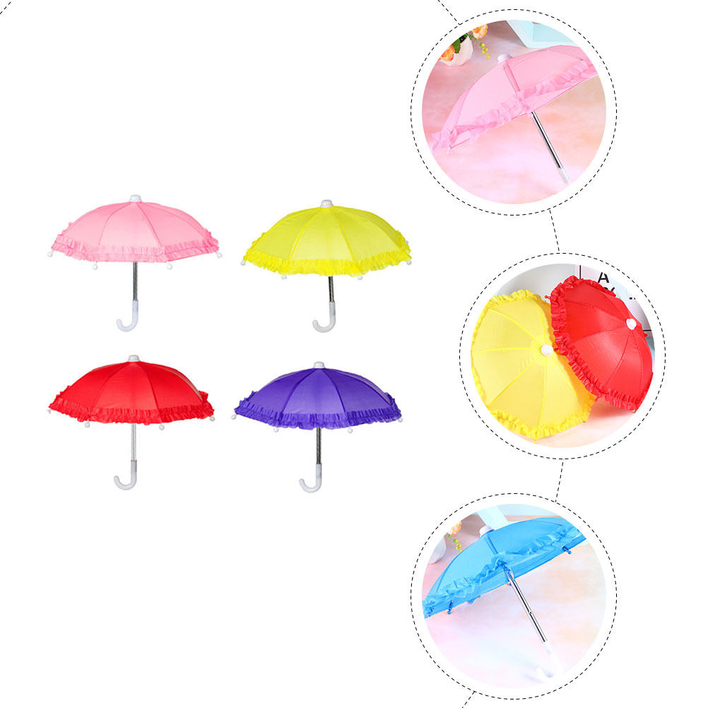 4 Piezas de Sombrillas Decorat - Photography Game reseña y precio