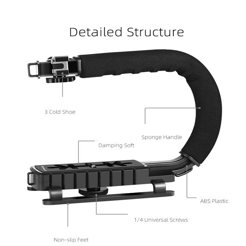 Estabilizador Universal de cám - Handheld Stabilizer Gimbal reseña y precio