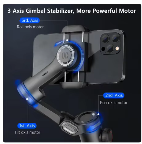 AOCHUAN Smart XE, Palo Selfie  - Handheld Stabilizer Gimbal reseña y precio