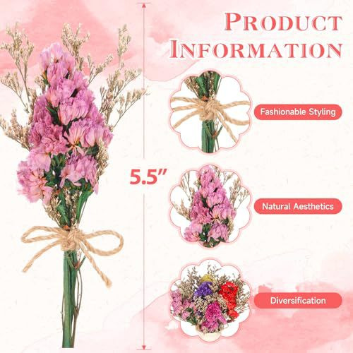 Mini Ramo de Flores Secas Natu - Photography Wedding reseña y precio