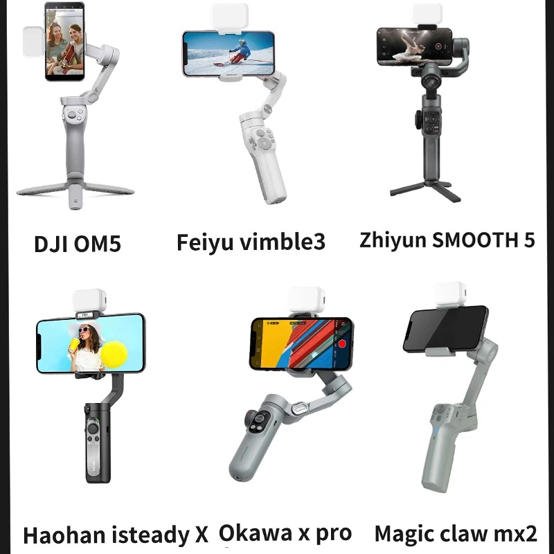 Luz de relleno LED magnética p - Handheld Stabilizer Gimbal reseña y precio